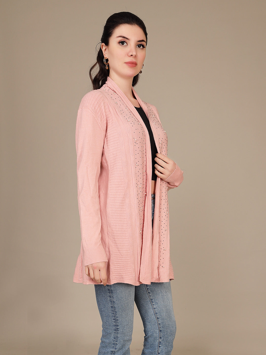 Elegant Drape Shrug
