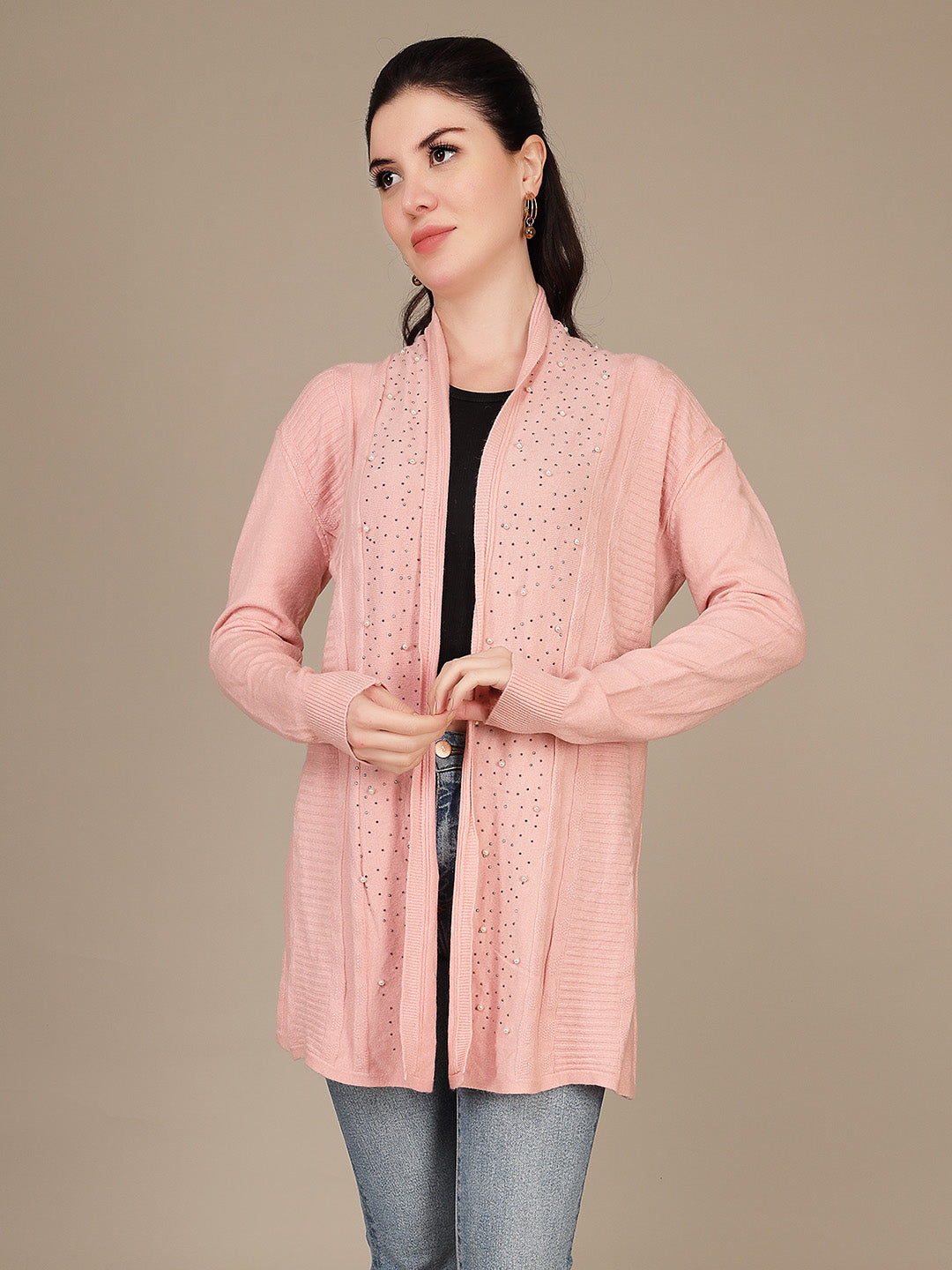 Elegant Drape Shrug