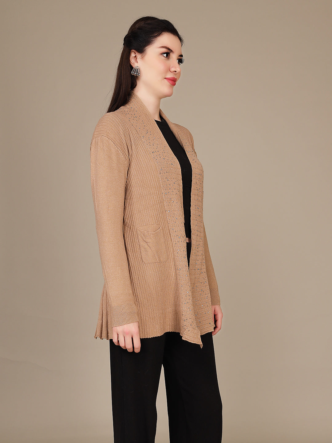 Elegant Drape Shrug