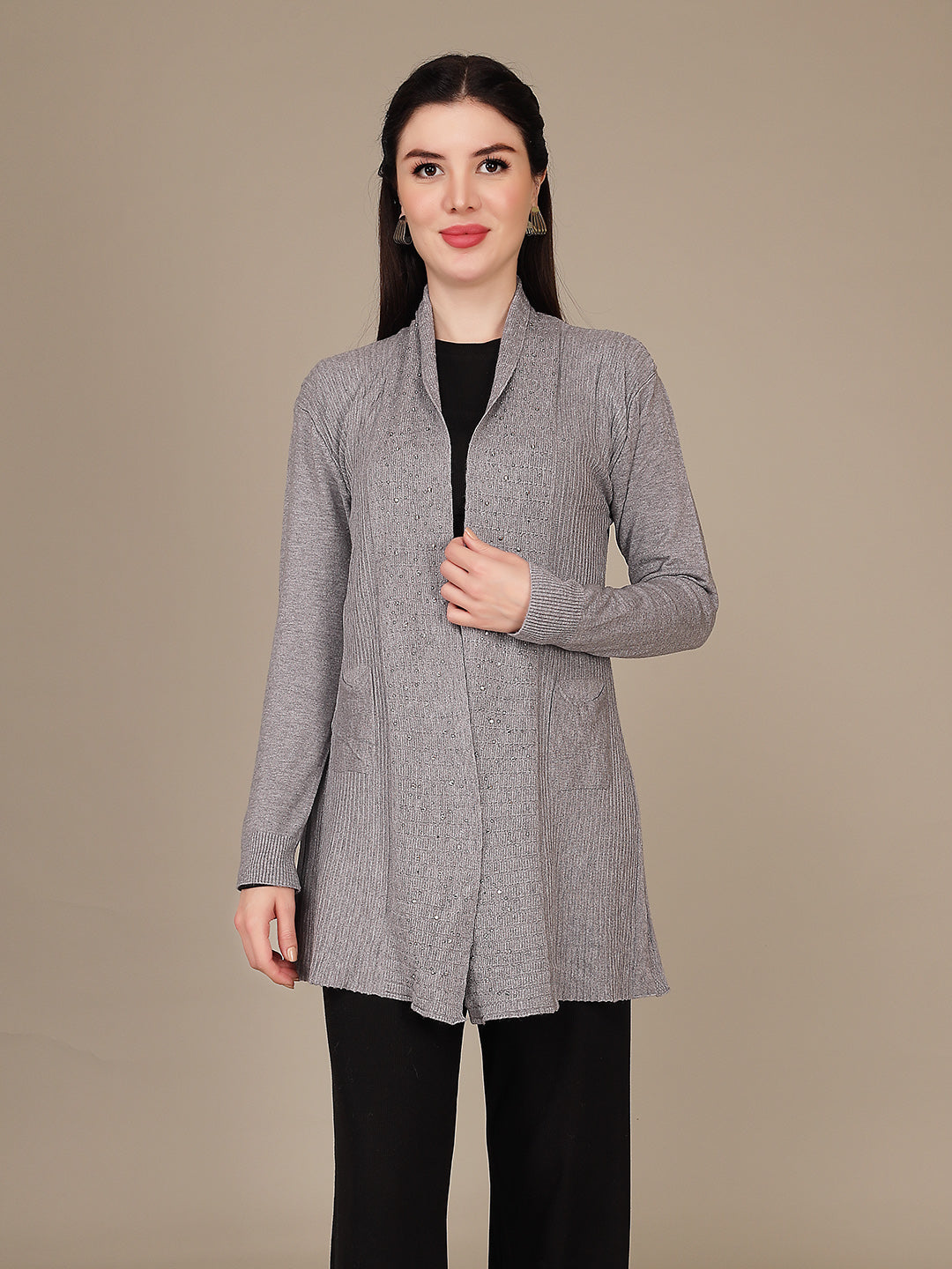 Elegant Drape Shrug