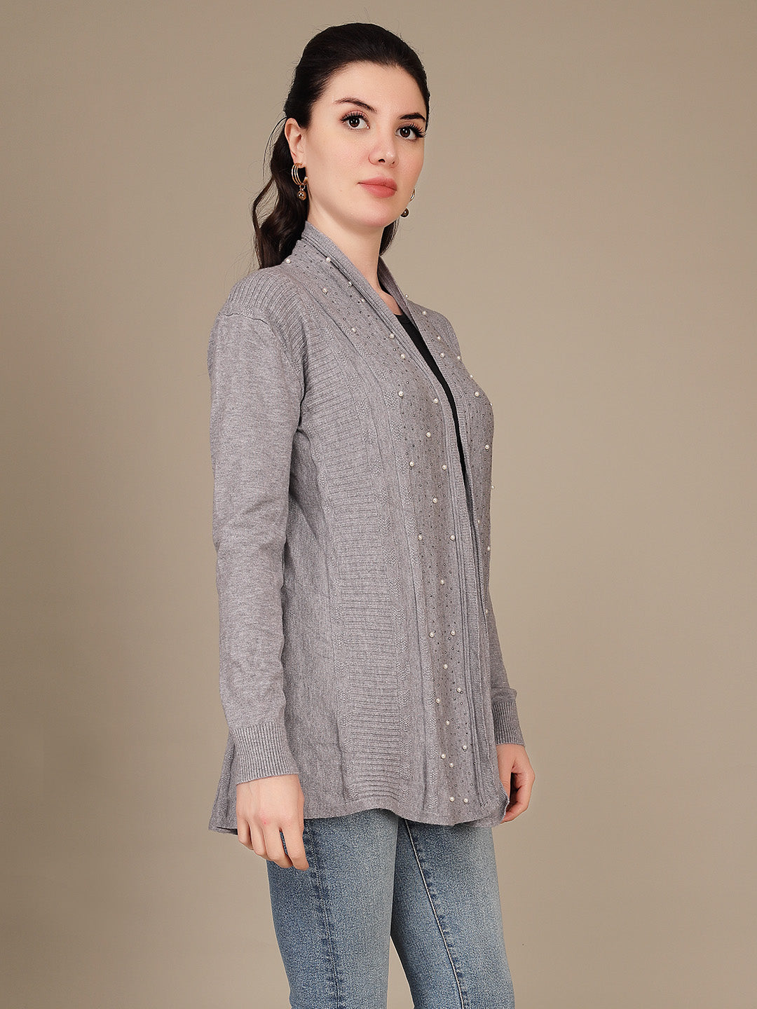 Elegant Drape Shrug