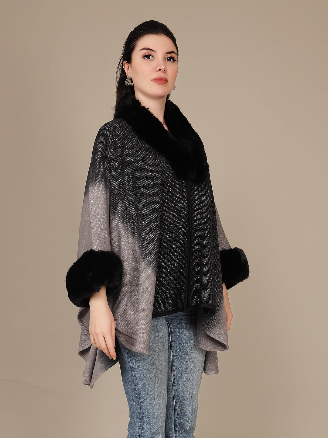 Elegant Drape Shrug
