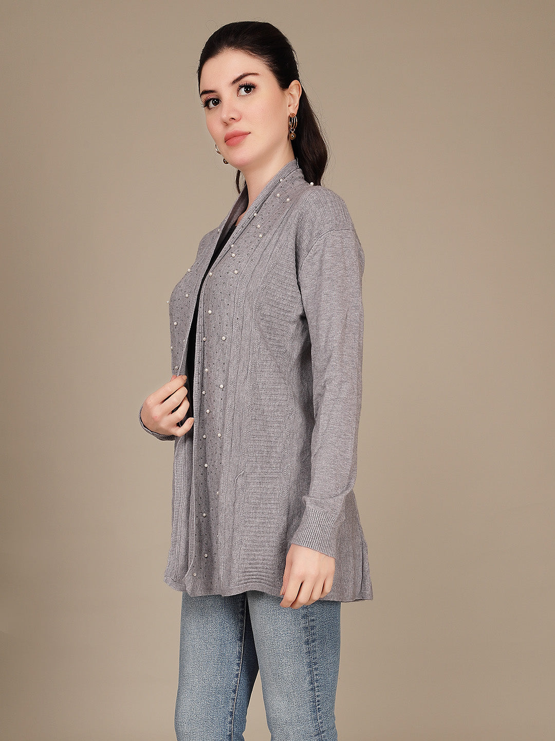 Elegant Drape Shrug