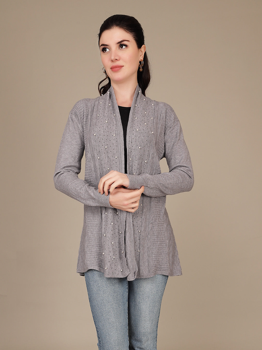 Elegant Drape Shrug