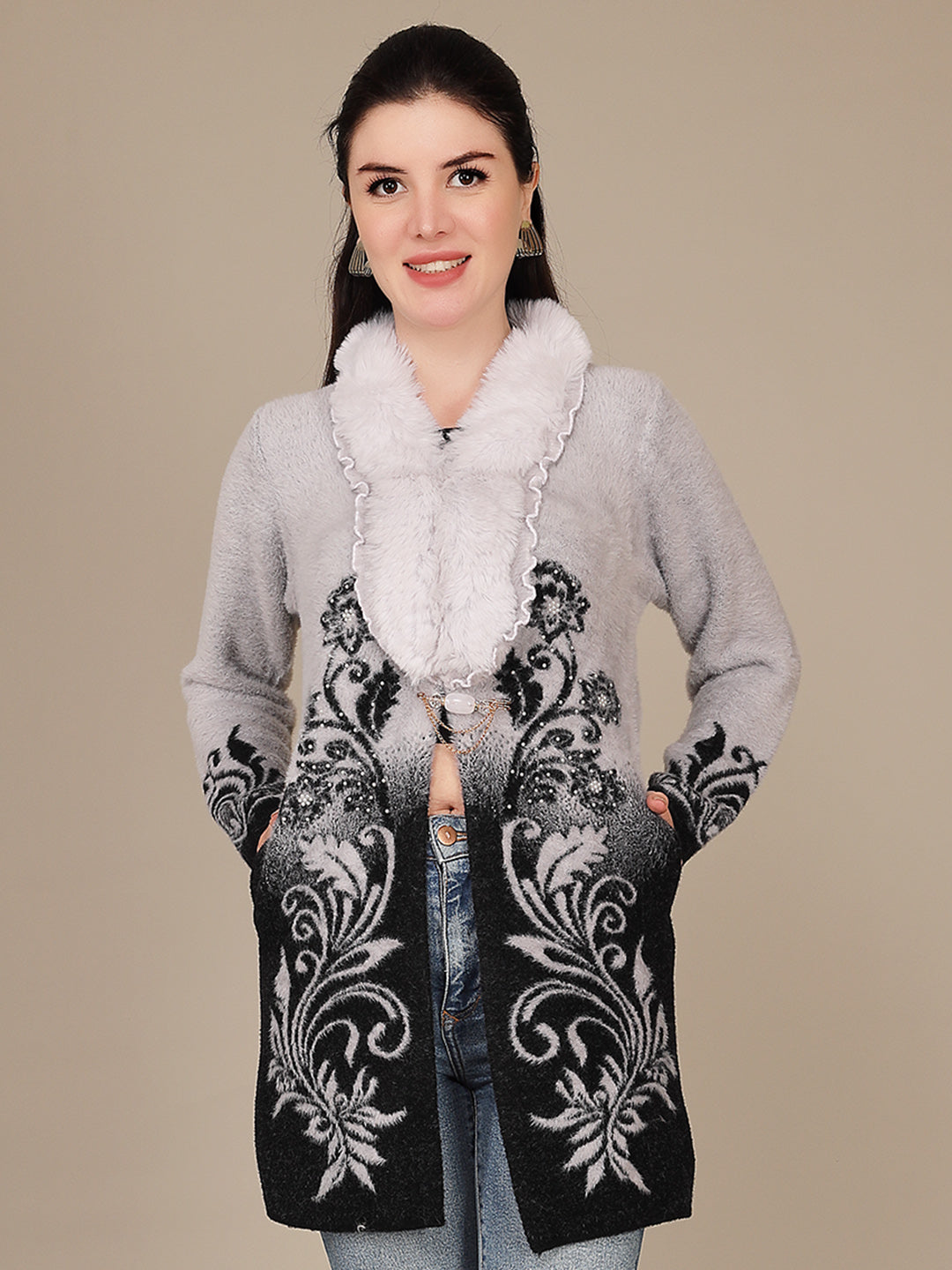 Elegant Drape Shrug