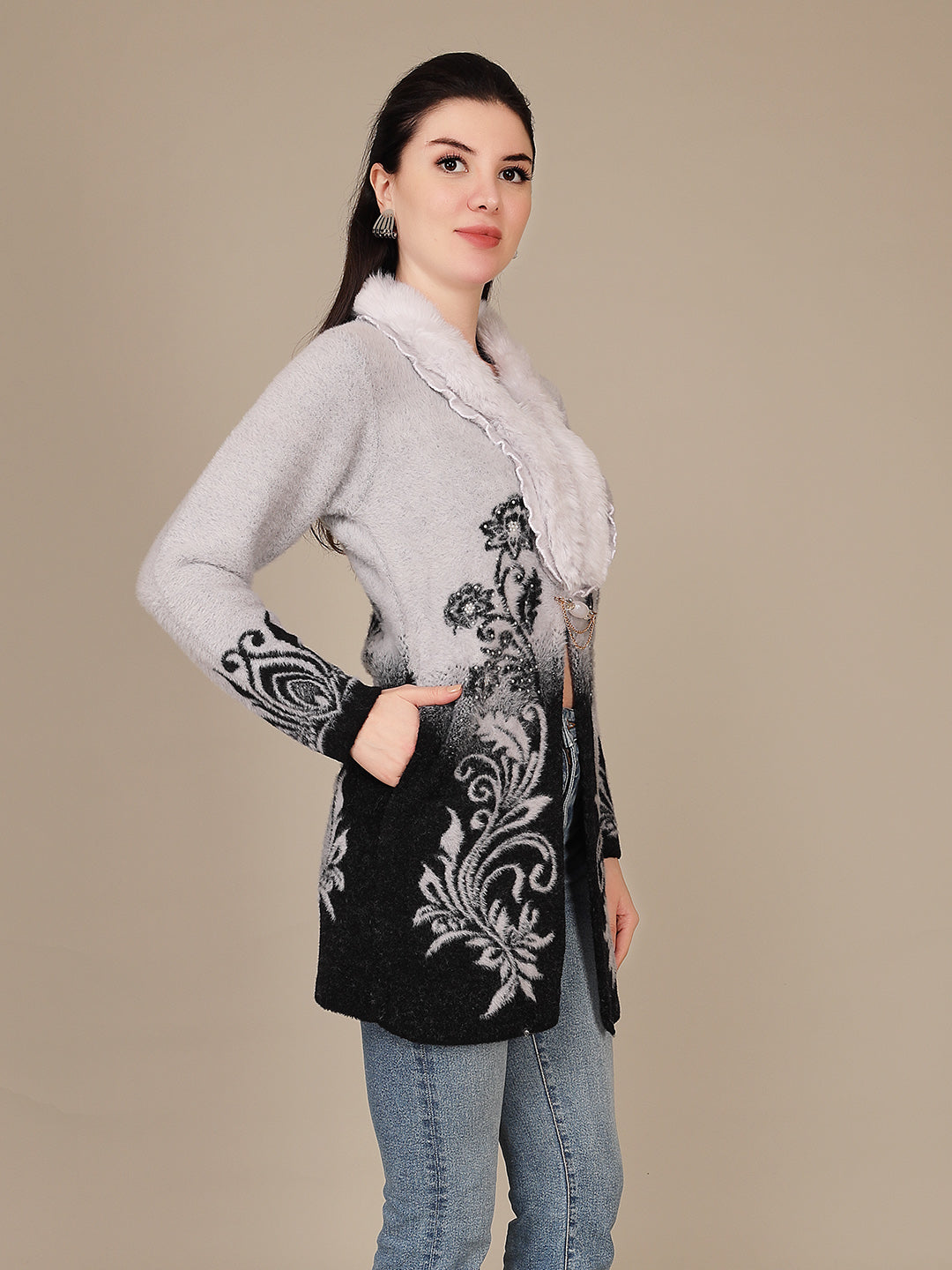 Elegant Drape Shrug