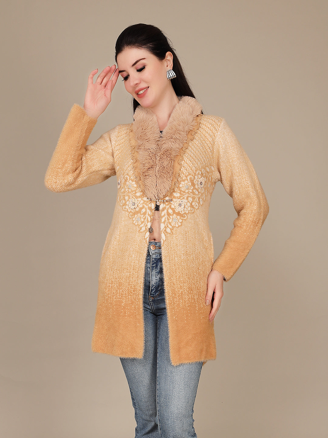 Elegant Drape Shrug