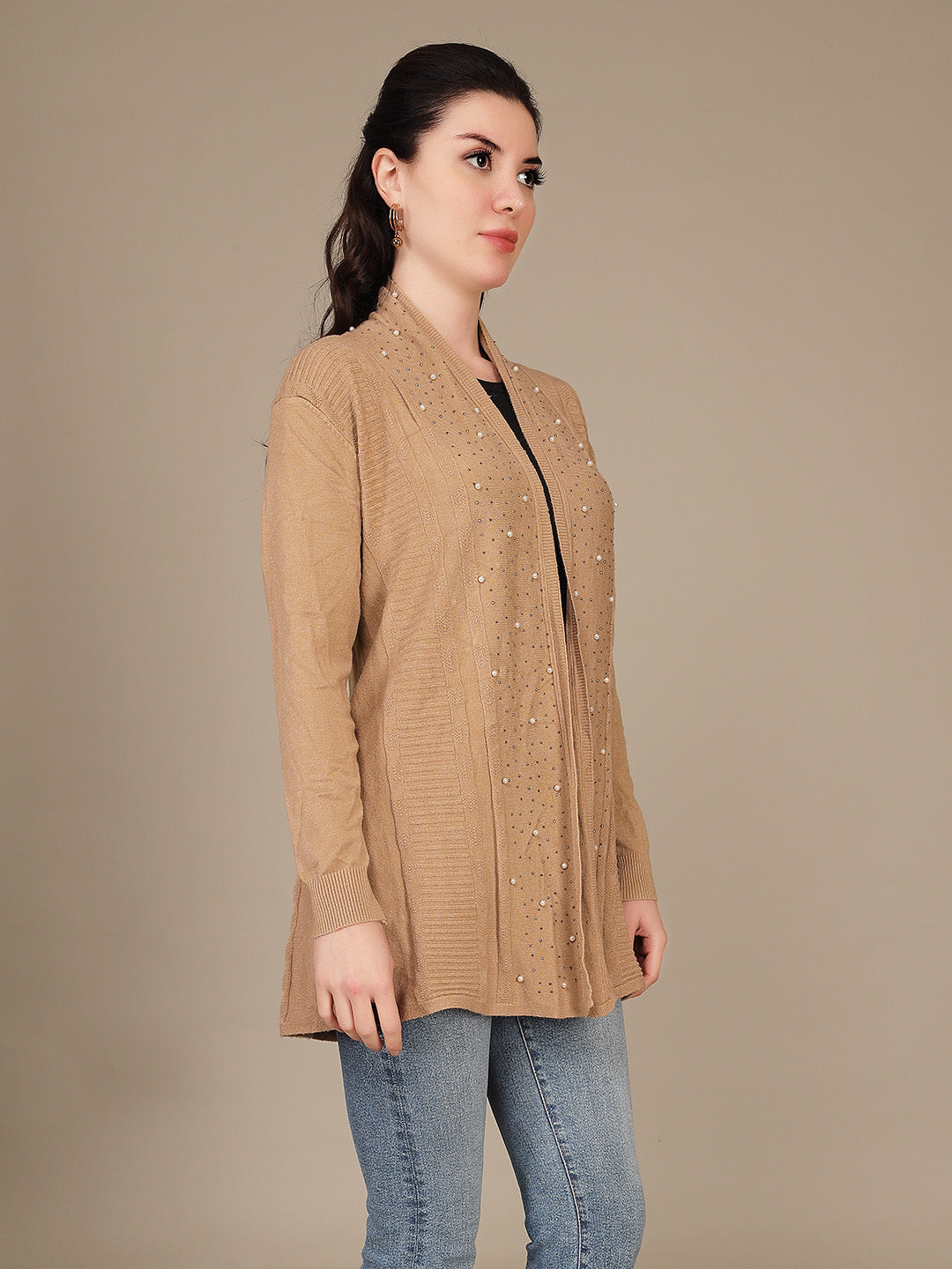Elegant Drape Shrug