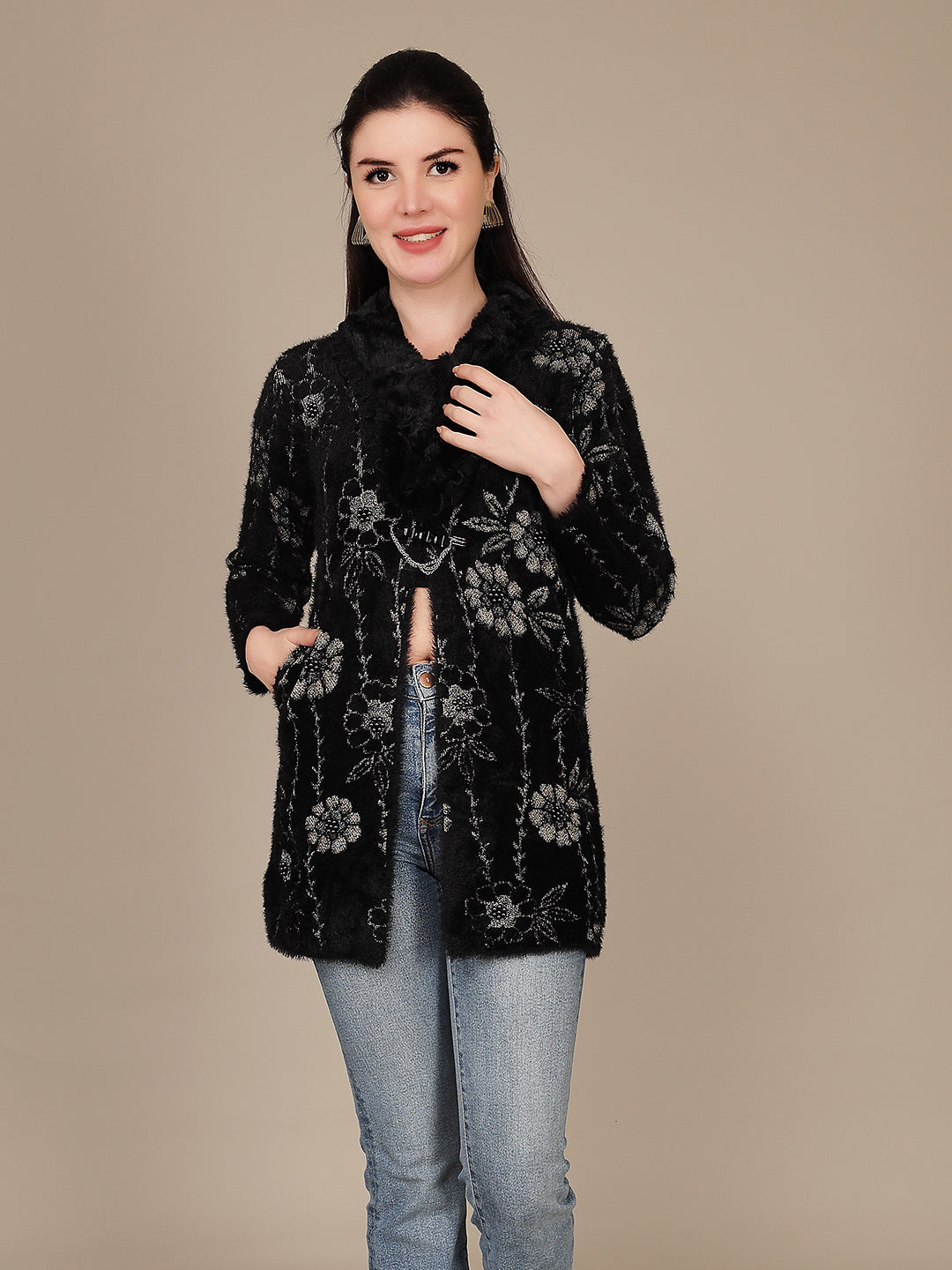 Elegant Drape Shrug