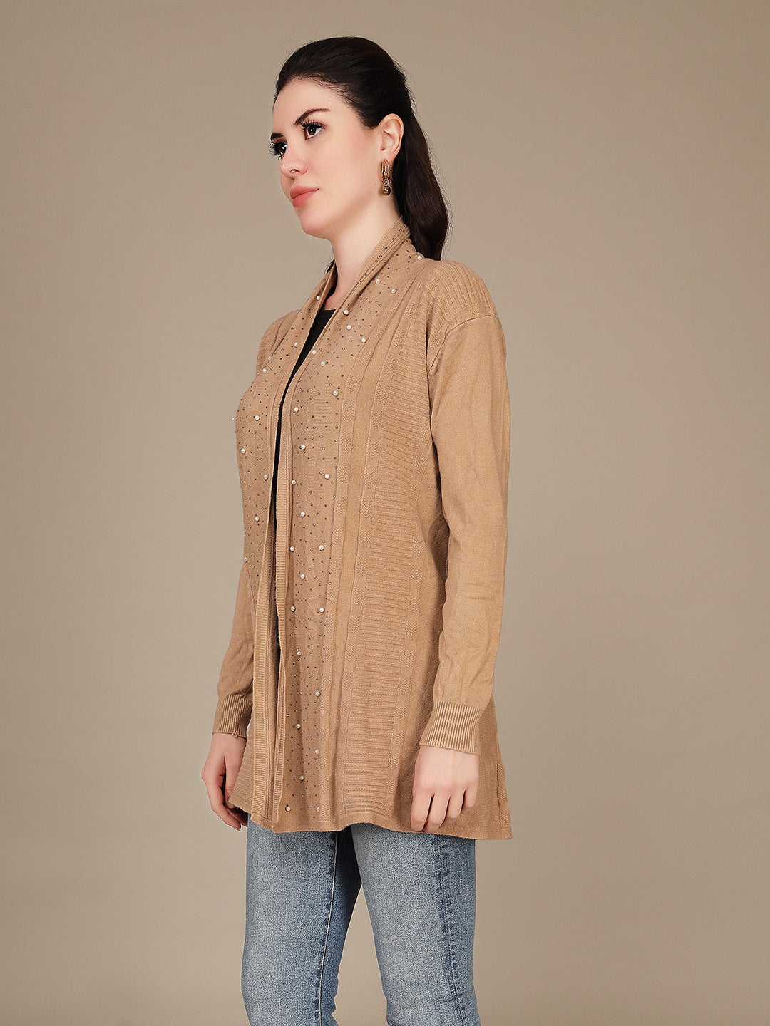 Elegant Drape Shrug