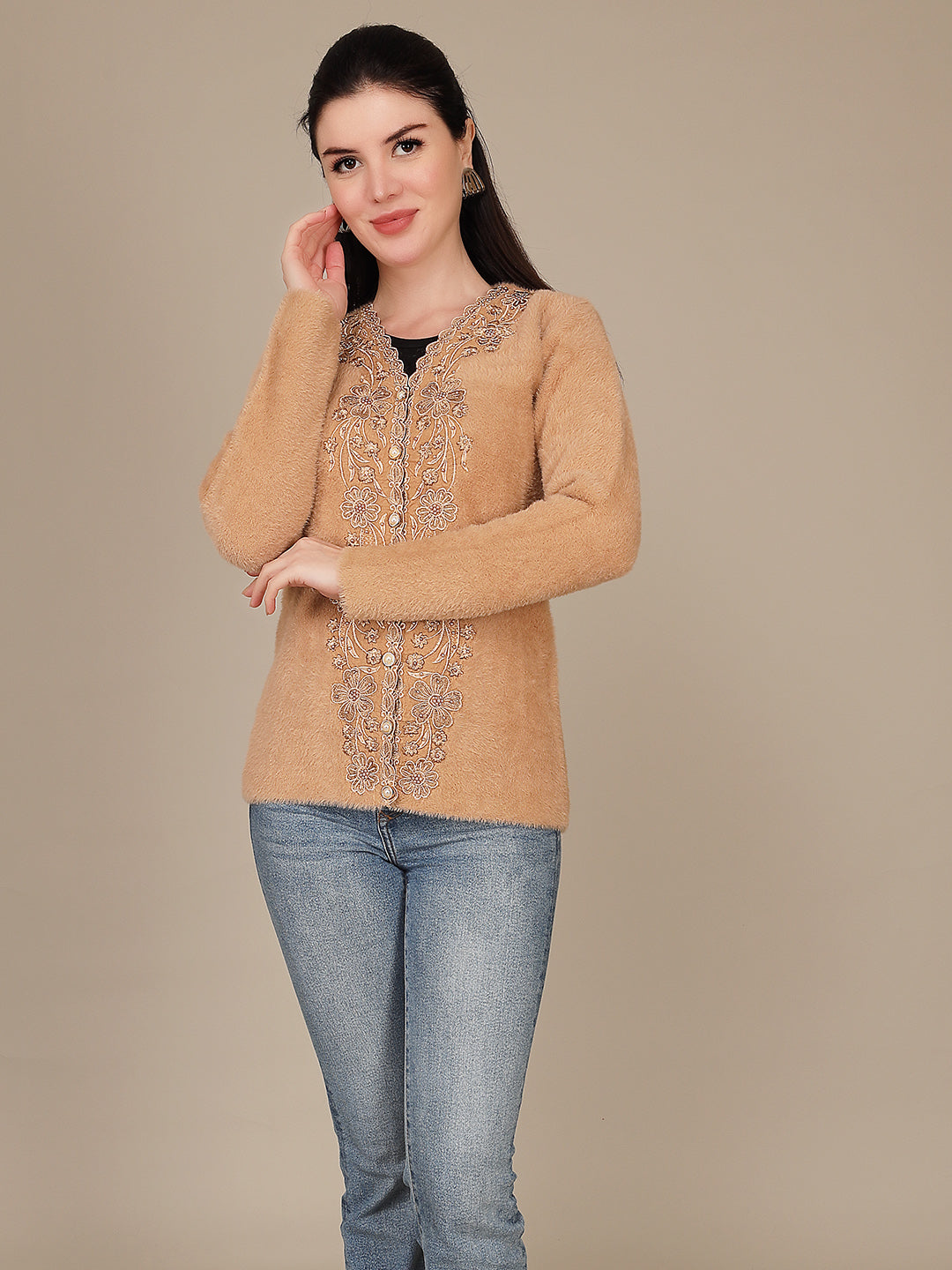 Elegant Drape Shrug