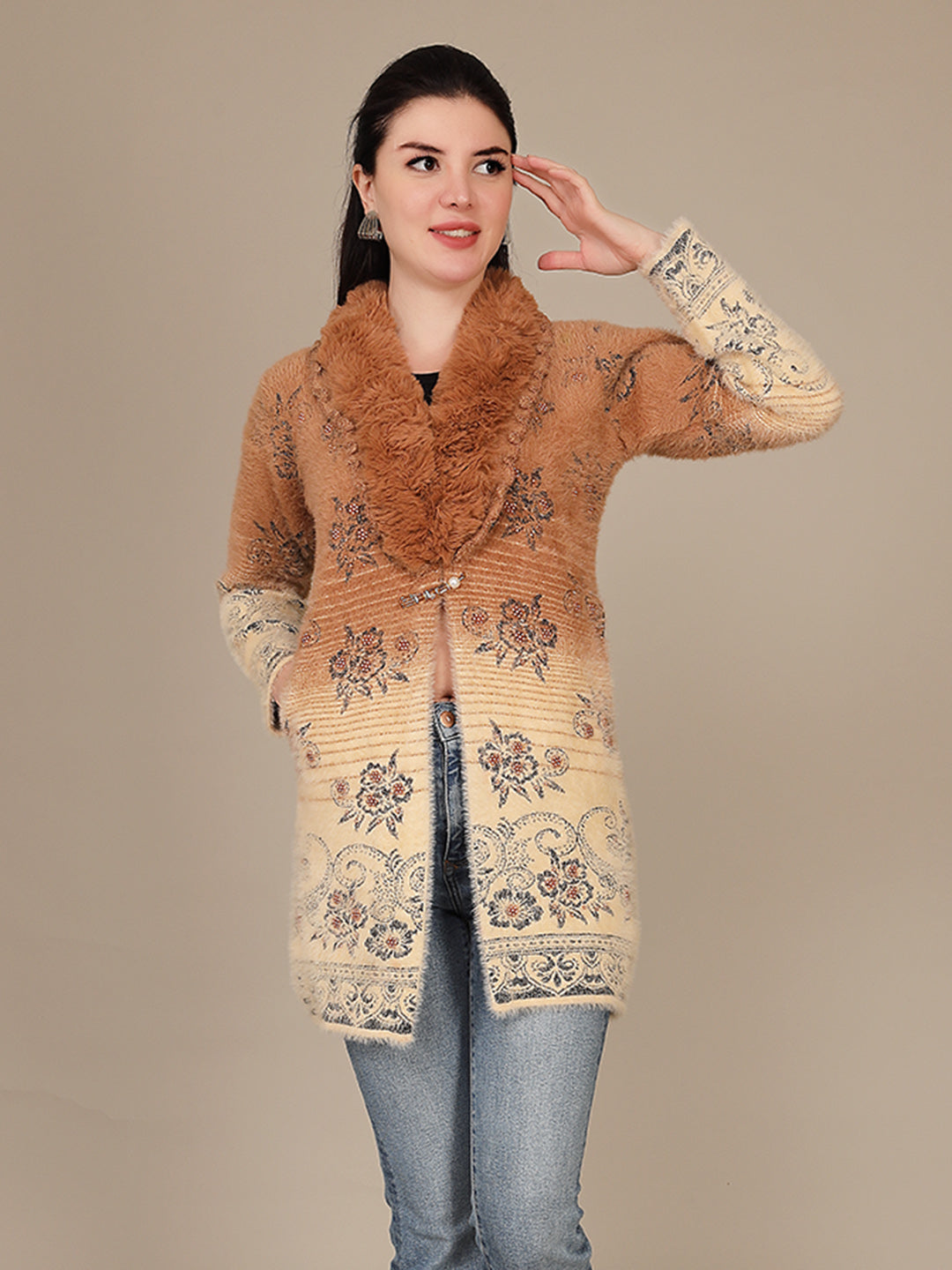 Elegant Drape Shrug