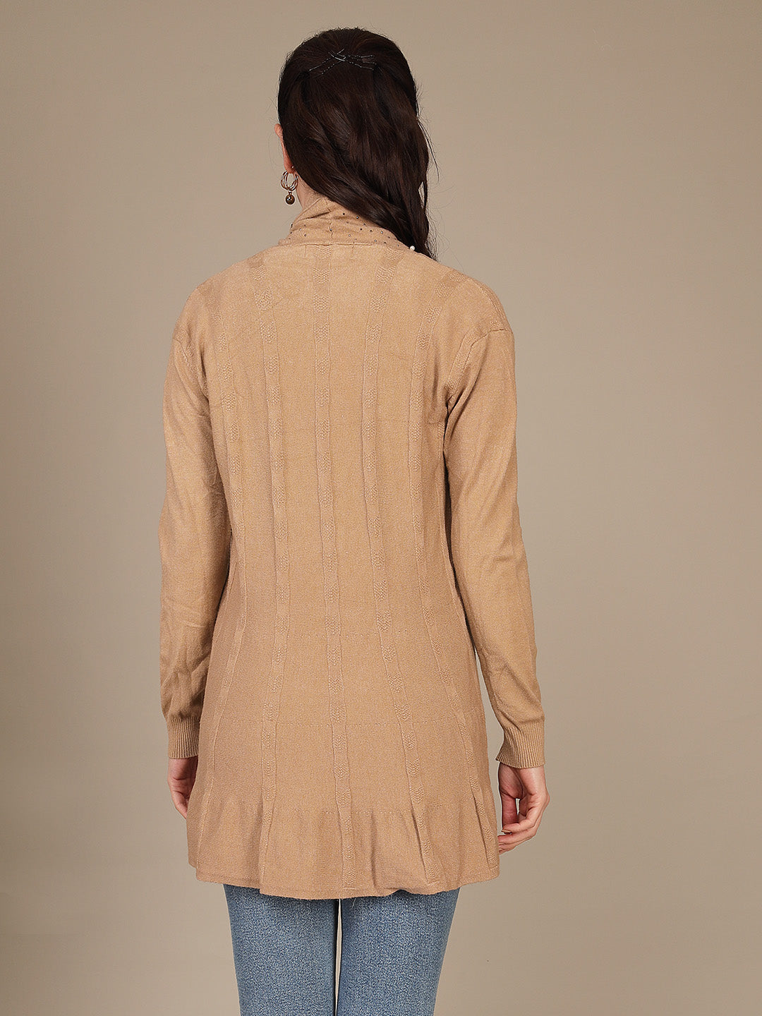 Elegant Drape Shrug