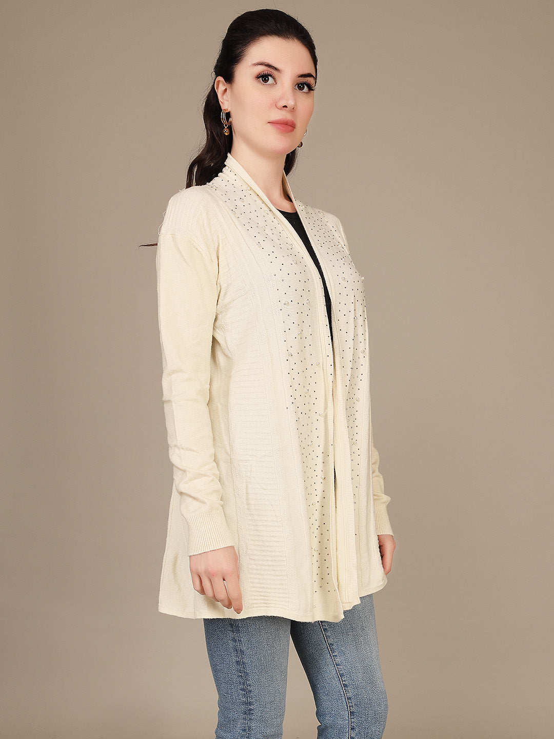 Elegant Drape Shrug