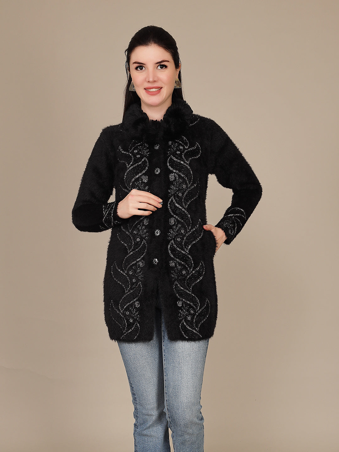 Elegant Drape Shrug