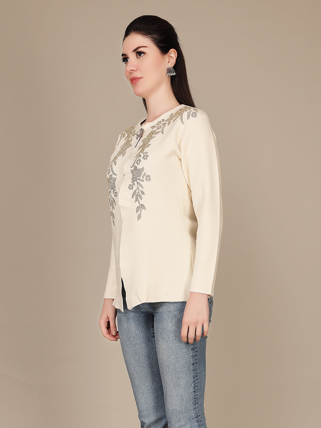Elegant Drape Shrug