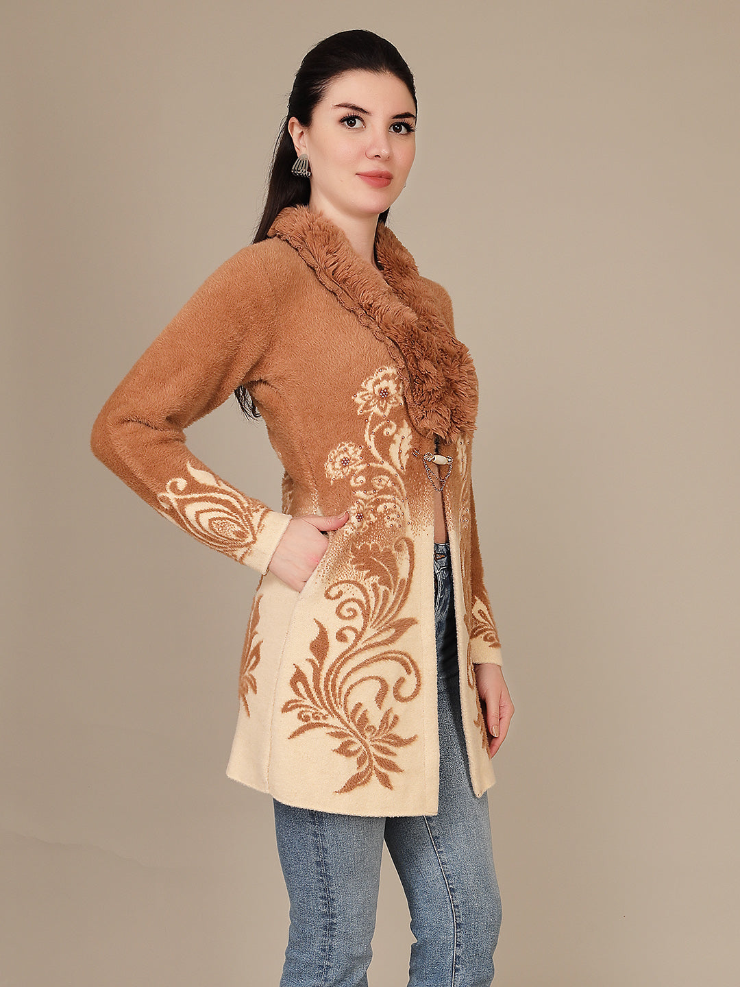 Elegant Drape Shrug
