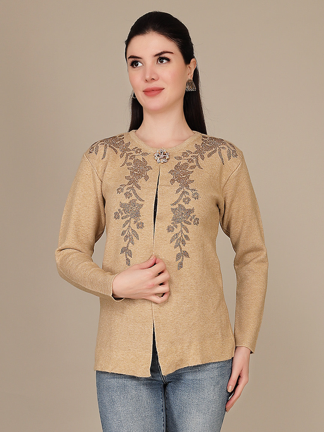 Elegant Drape Shrug