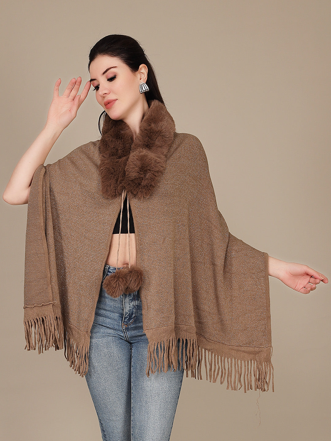Elegant Drape Shrug