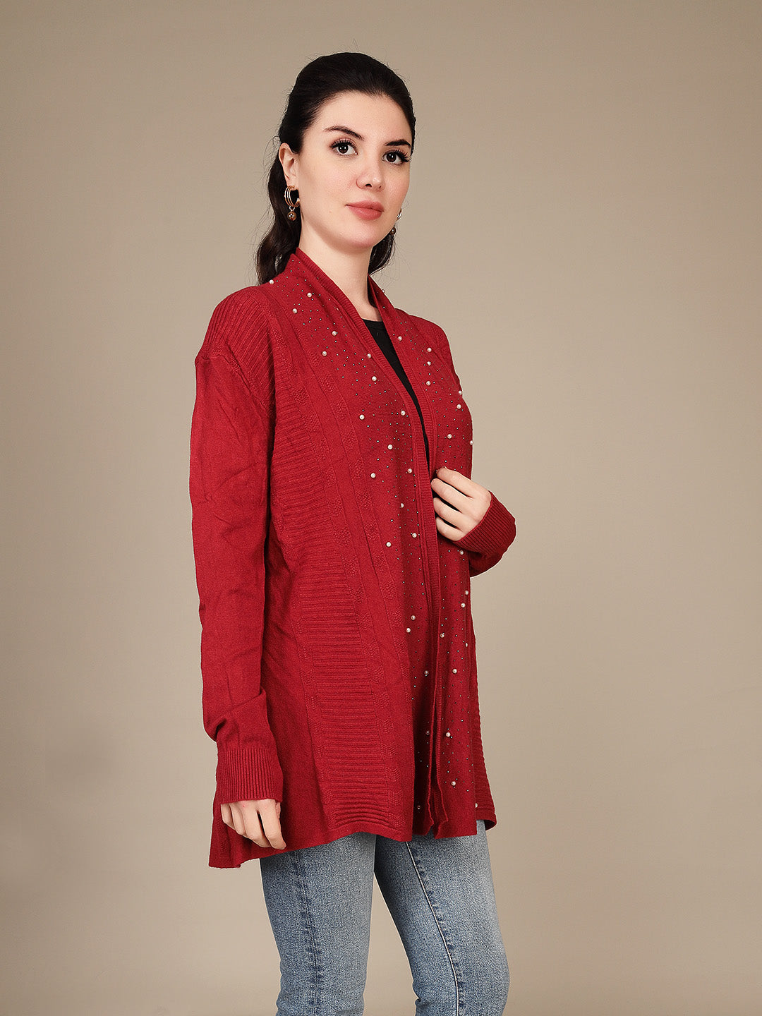 Elegant Drape Shrug