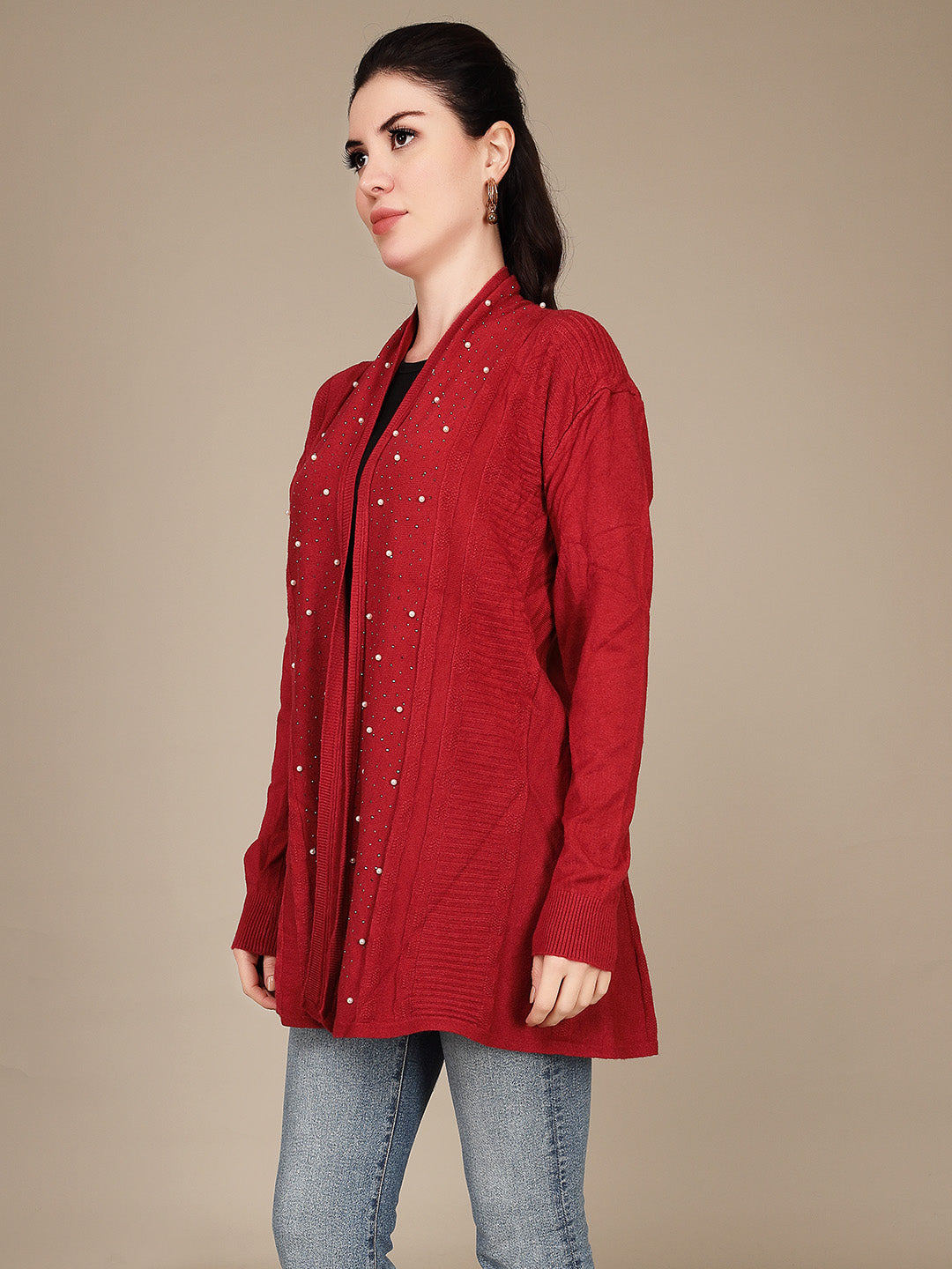 Elegant Drape Shrug