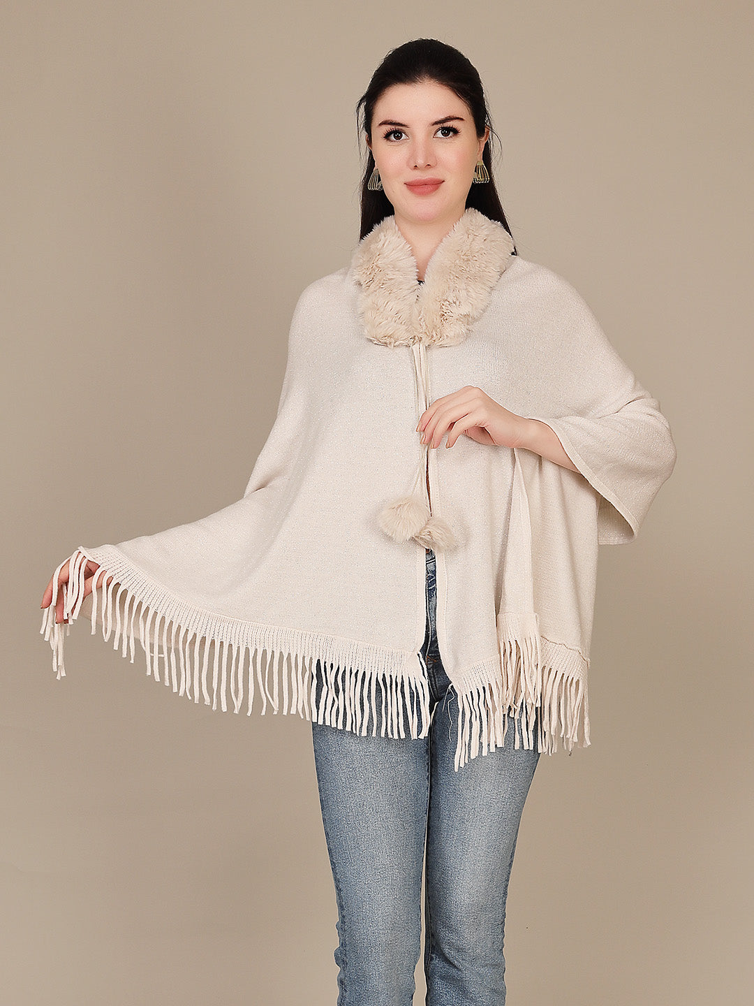 Elegant Drape Shrug