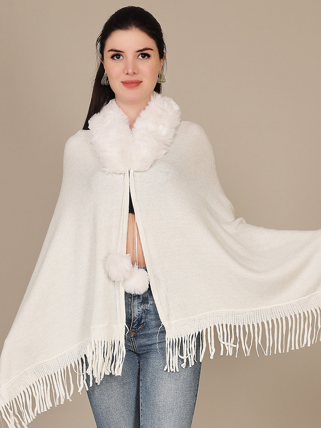 Elegant Drape Shrug