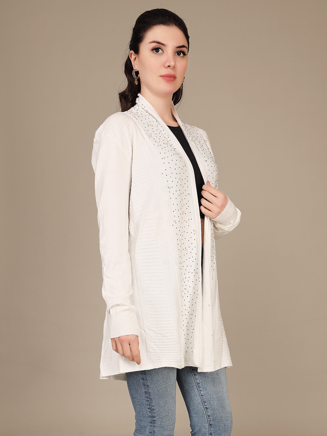 Elegant Drape Shrug
