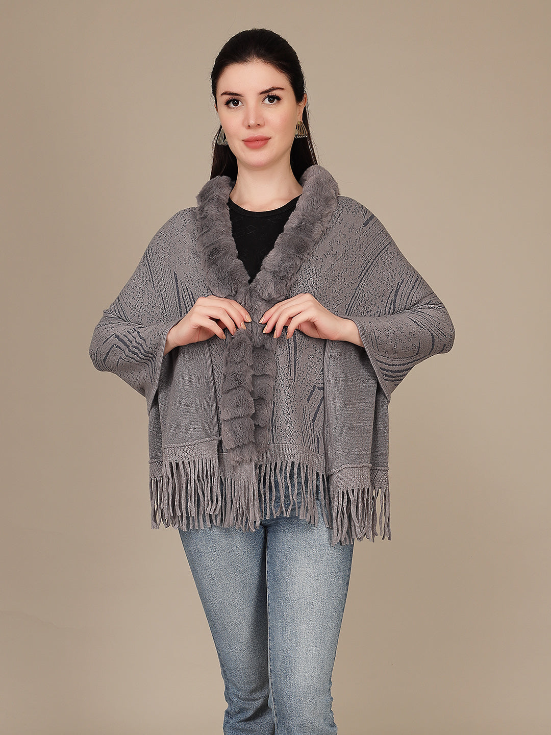 Elegant Drape Shrug
