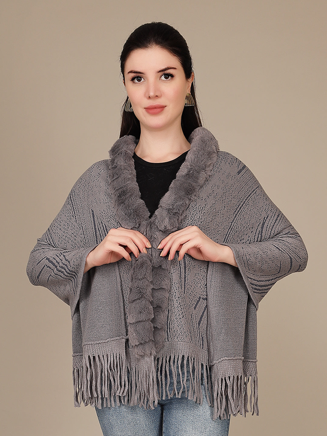 Elegant Drape Shrug