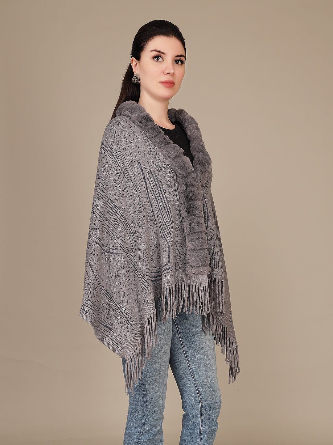 Elegant Drape Shrug