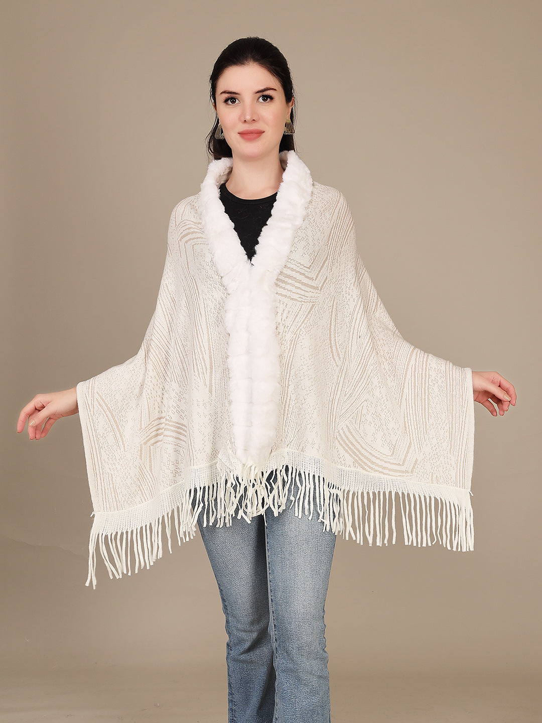 Elegant Drape Shrug