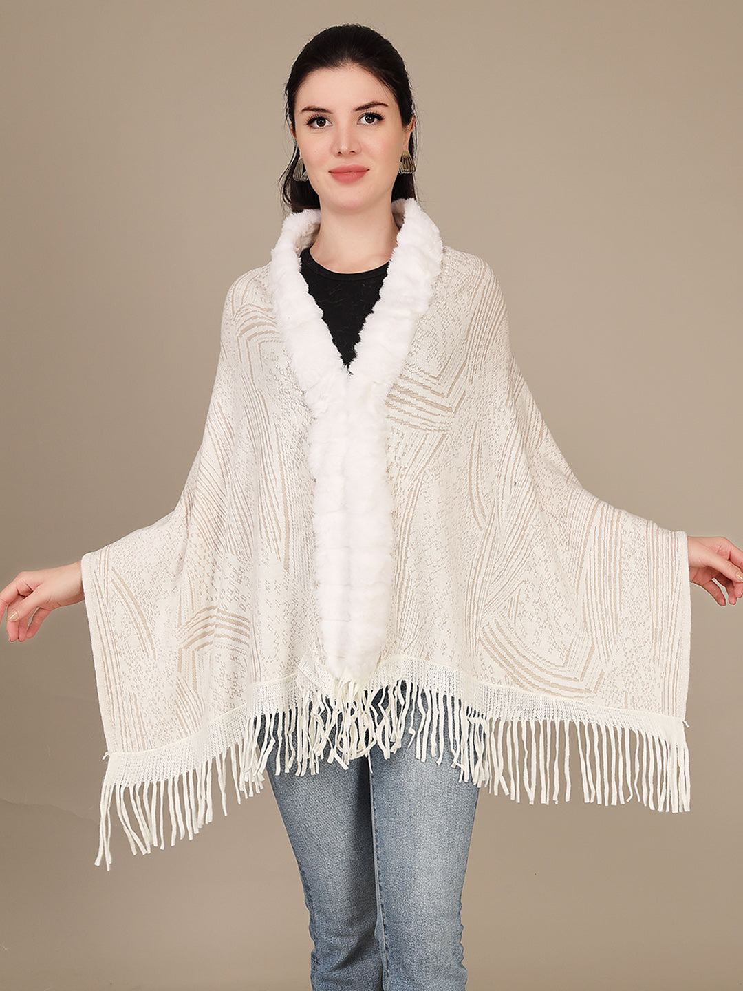 Elegant Drape Shrug