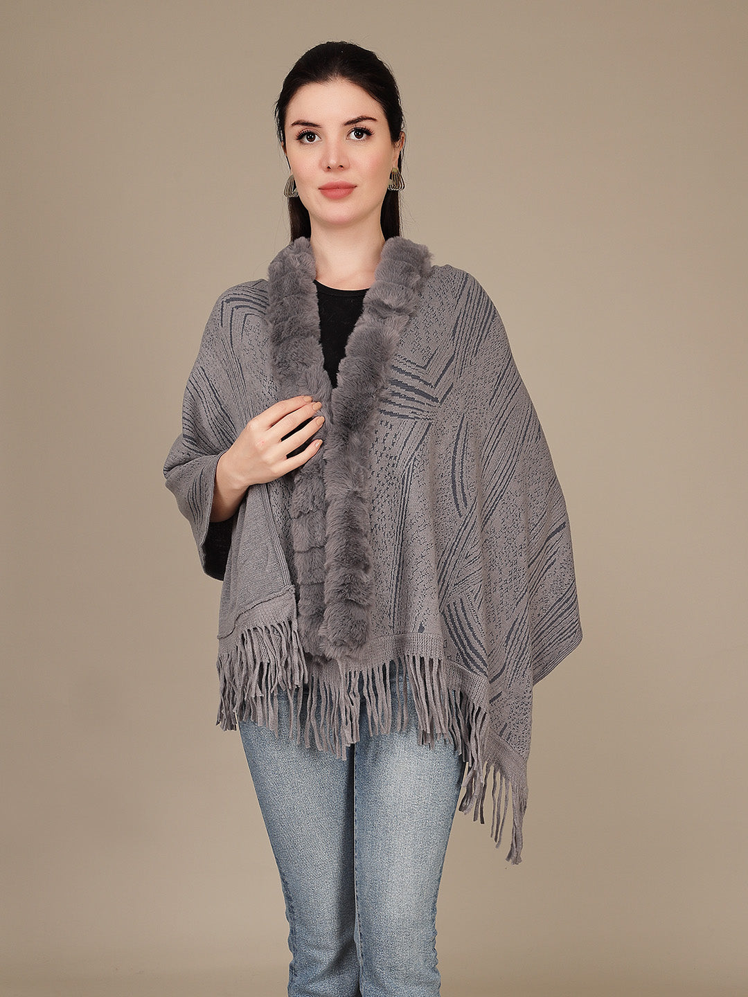 Elegant Drape Shrug