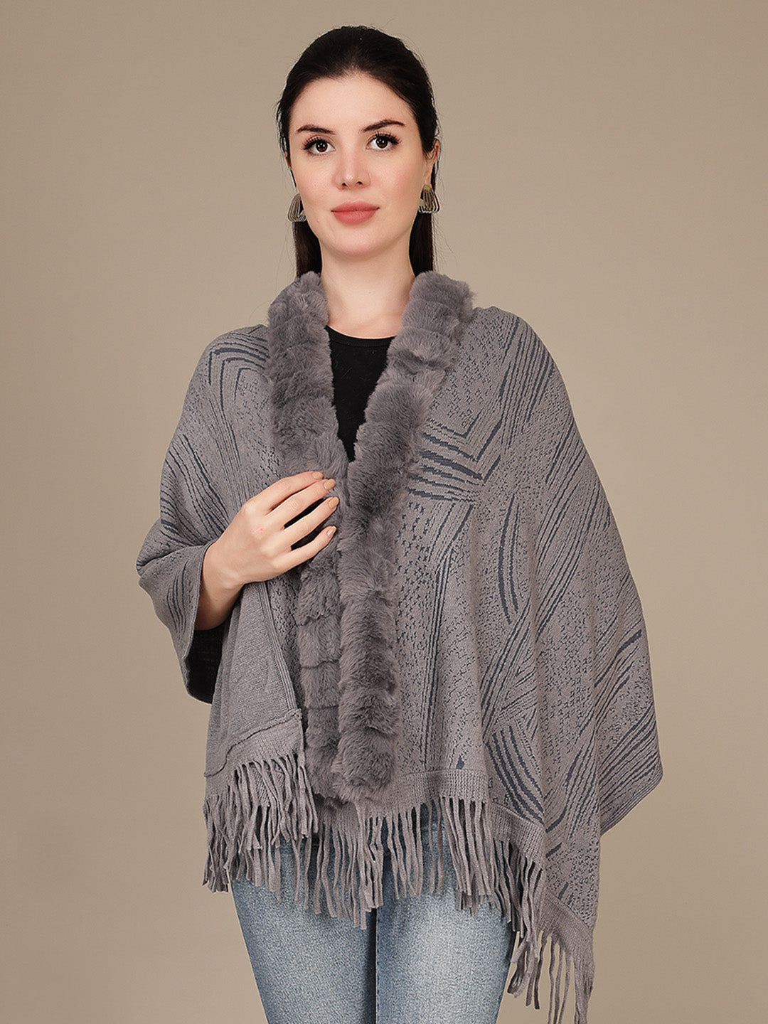 Elegant Drape Shrug
