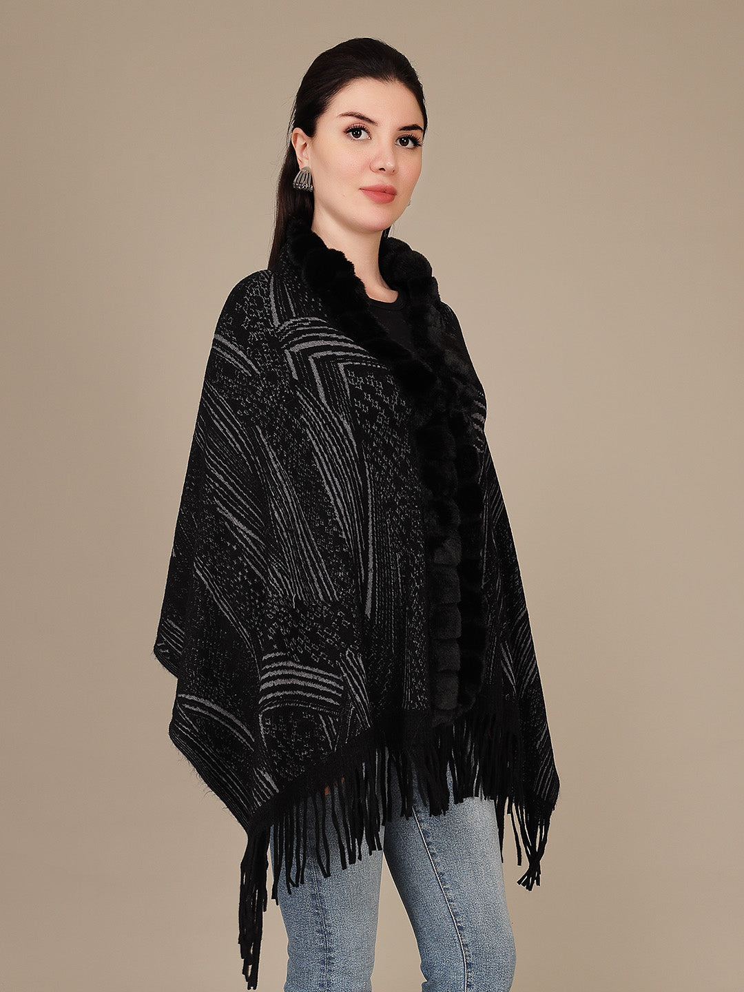 Elegant Drape Shrug