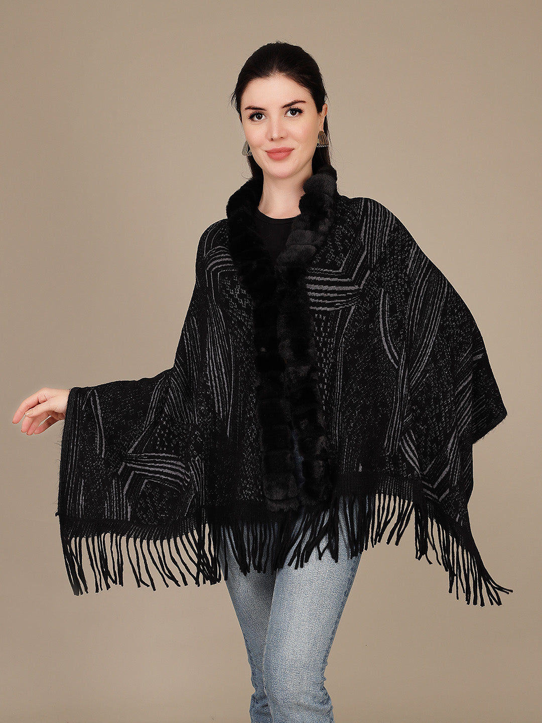 Elegant Drape Shrug