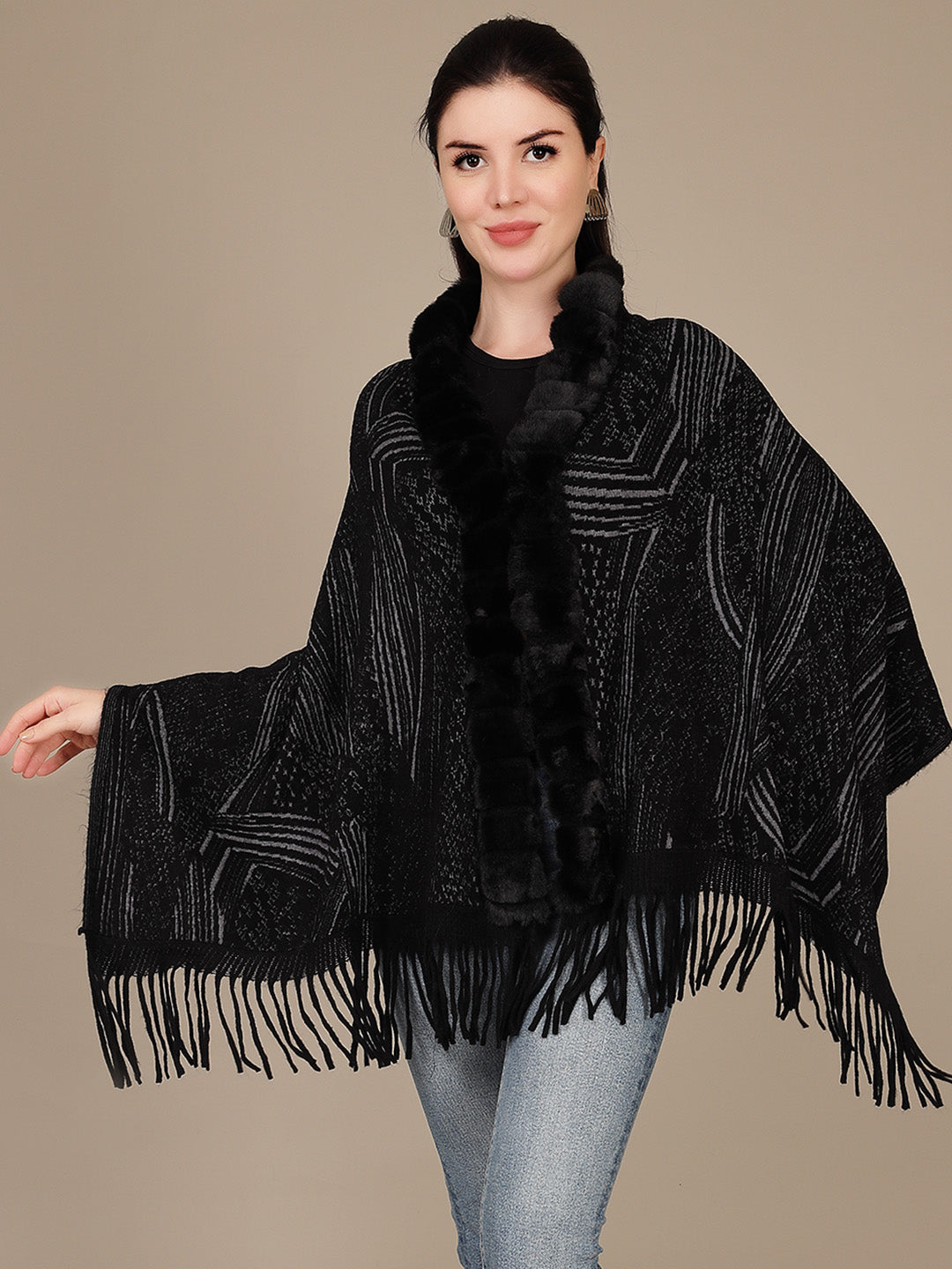 Elegant Drape Shrug