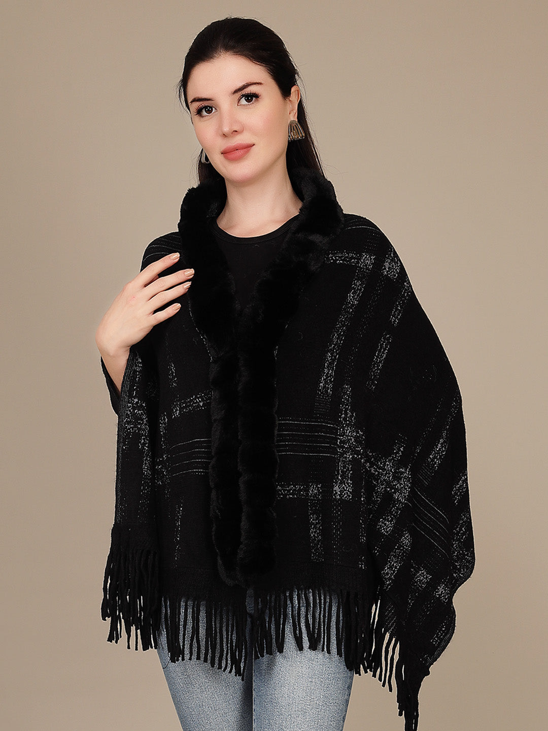 Elegant Drape Shrug
