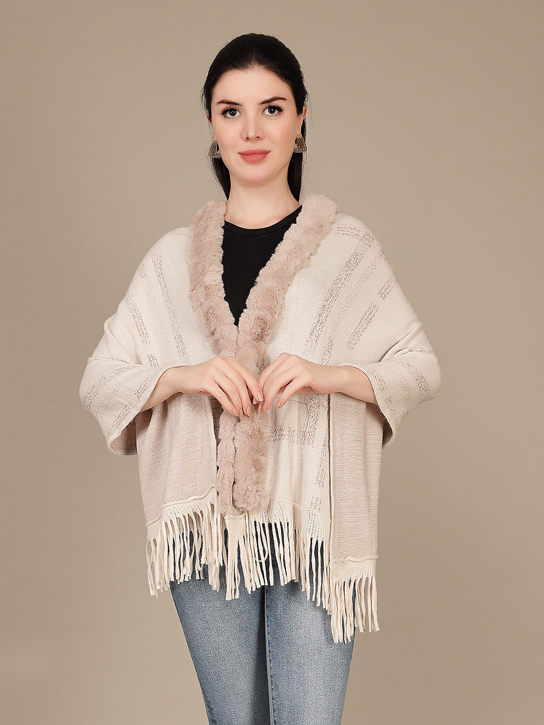 Elegant Drape Shrug