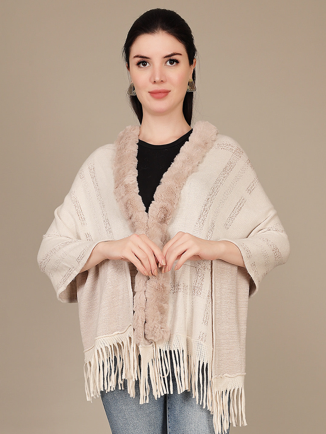 Elegant Drape Shrug