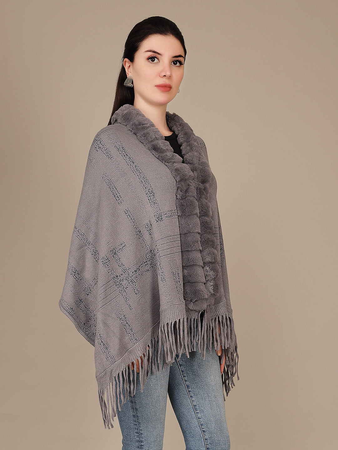 Elegant Drape Shrug