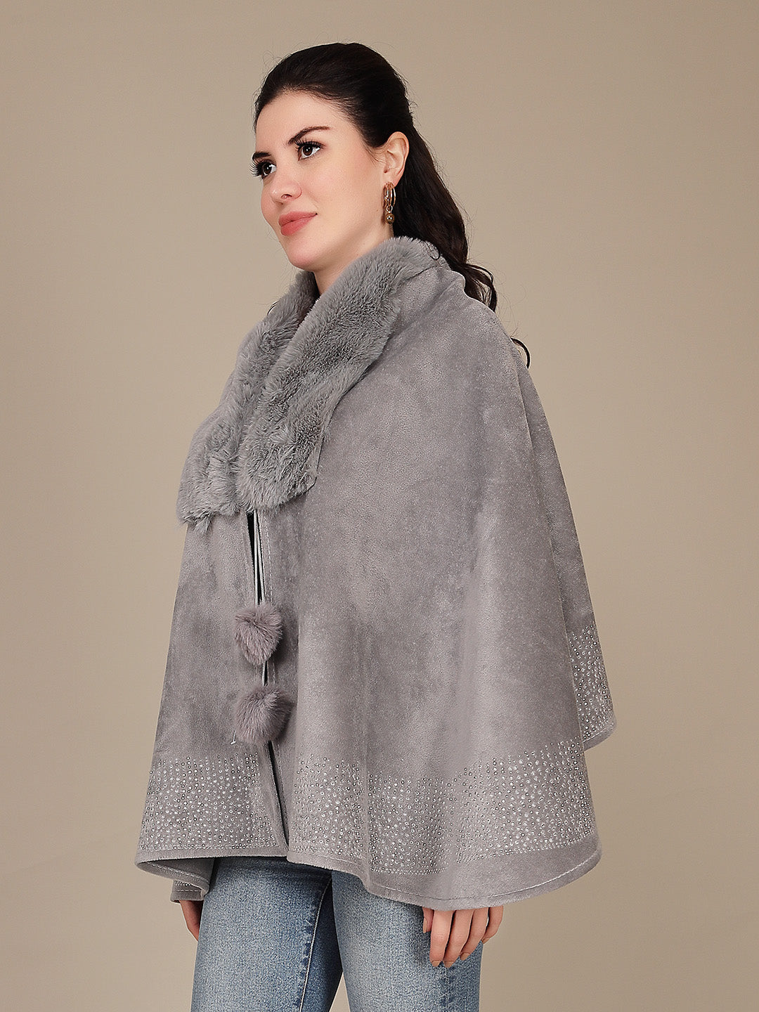 Elegant Drape Shrug
