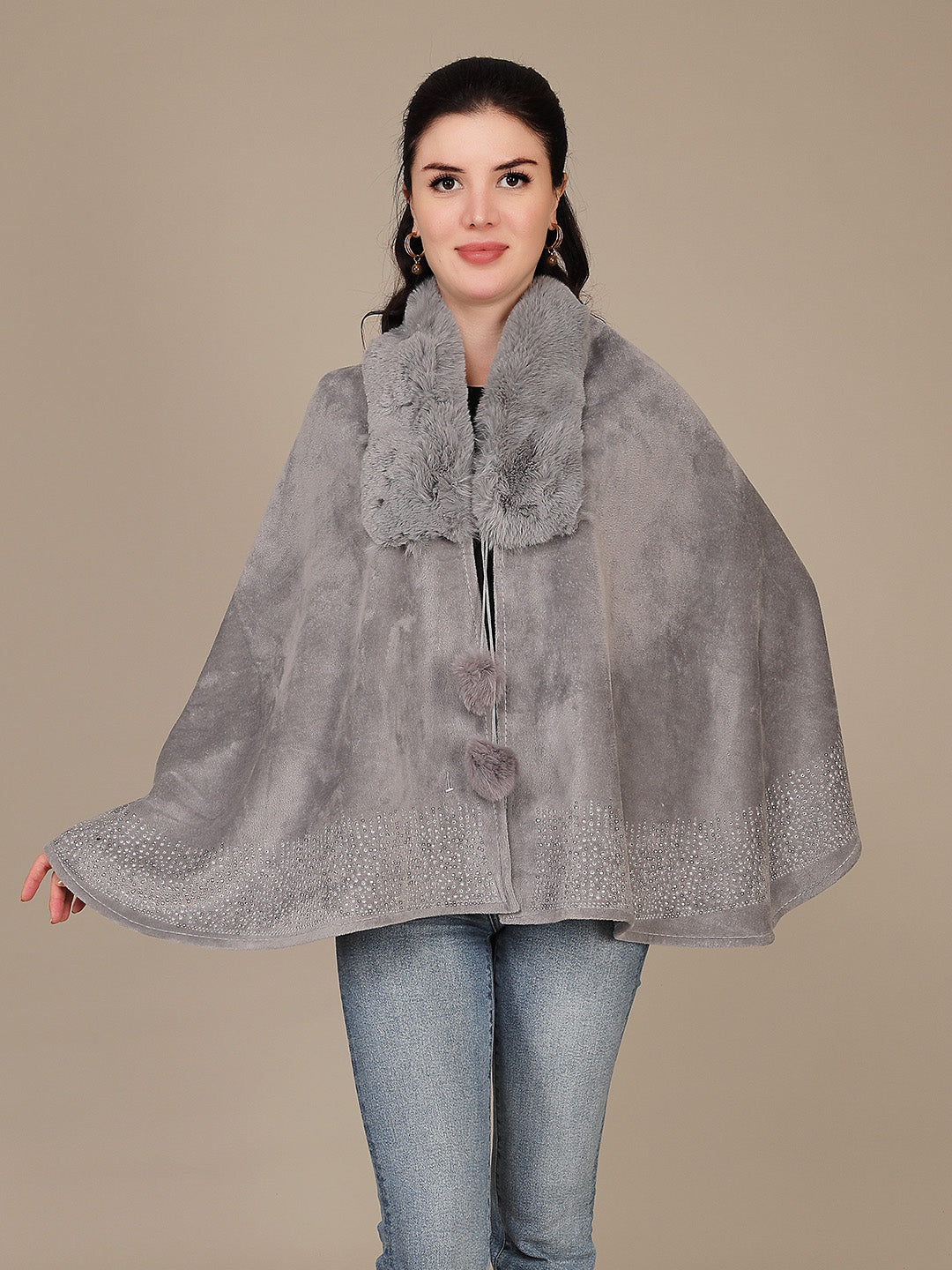 Elegant Drape Shrug