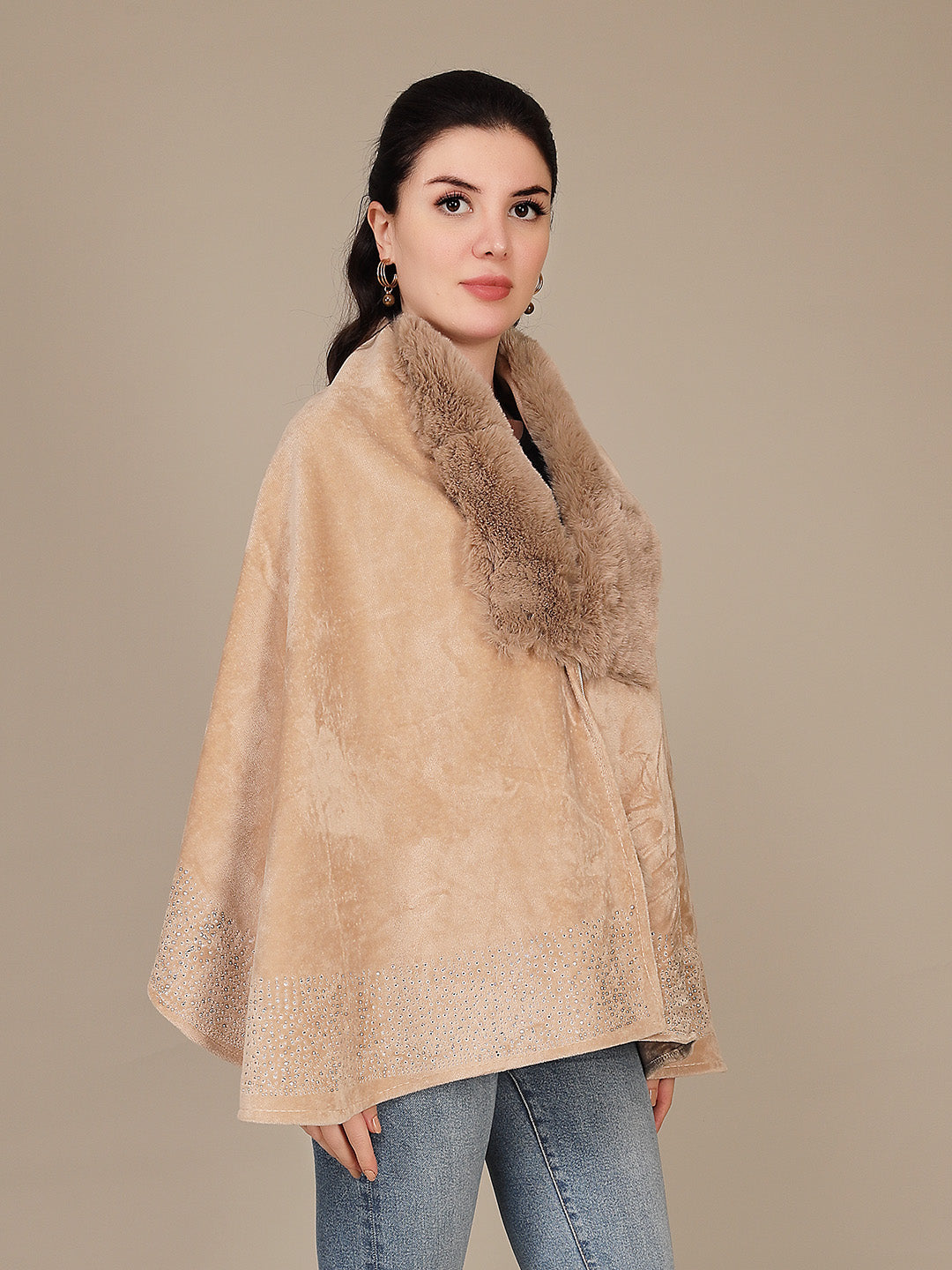 Elegant Drape Shrug
