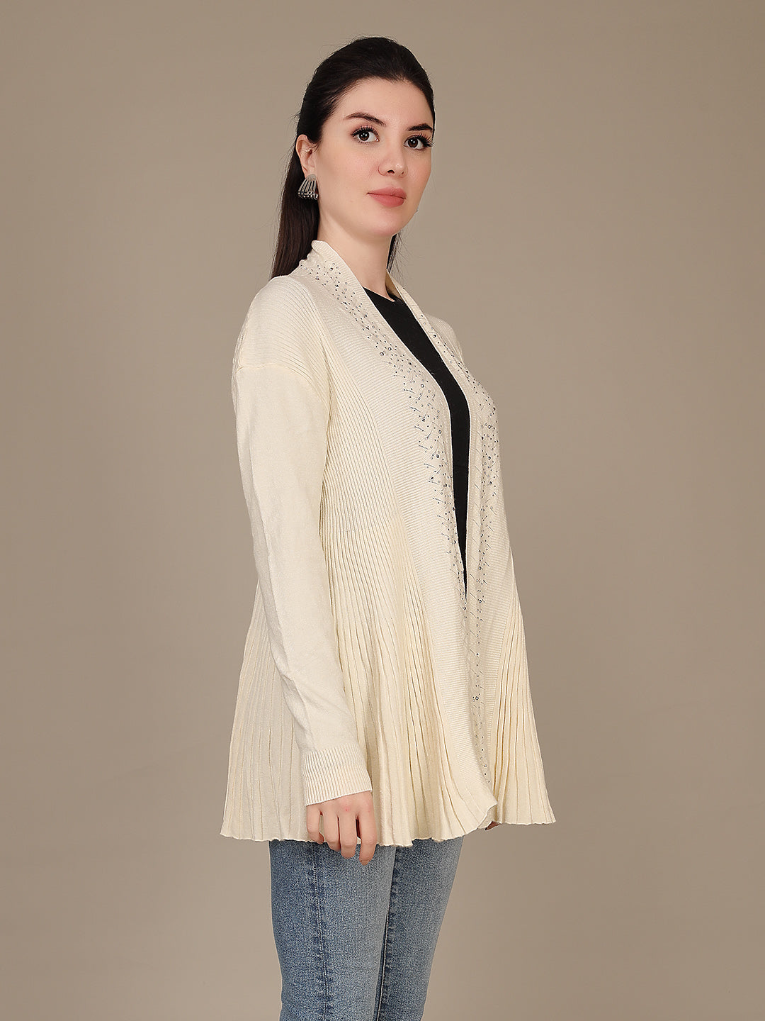 Elegant Drape Shrug