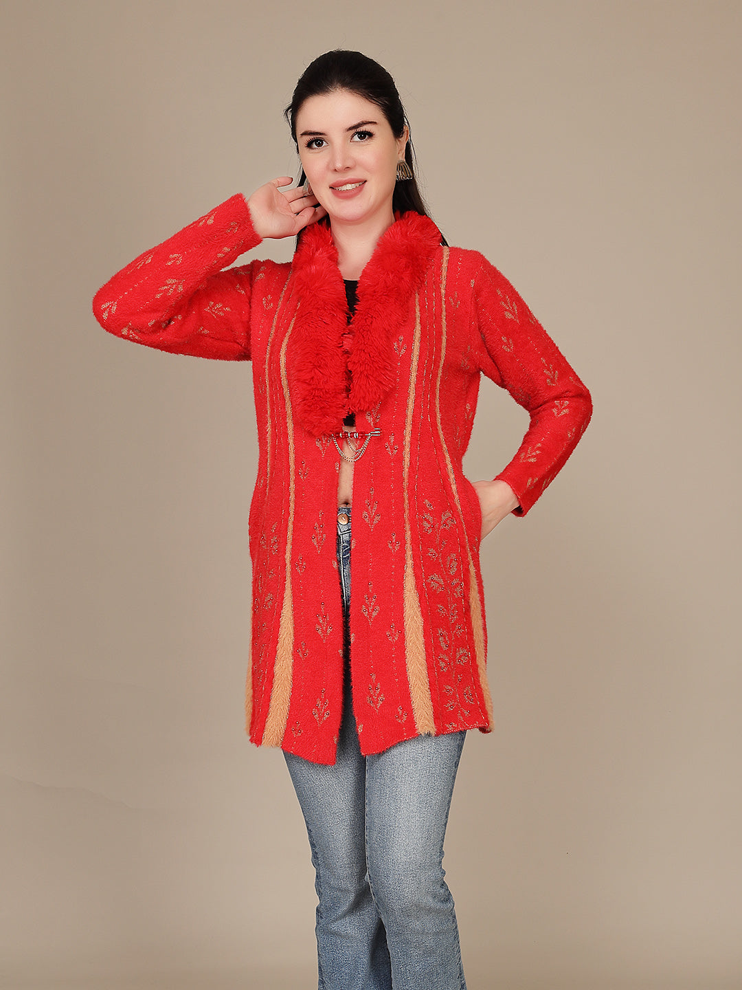 Elegant Drape Shrug