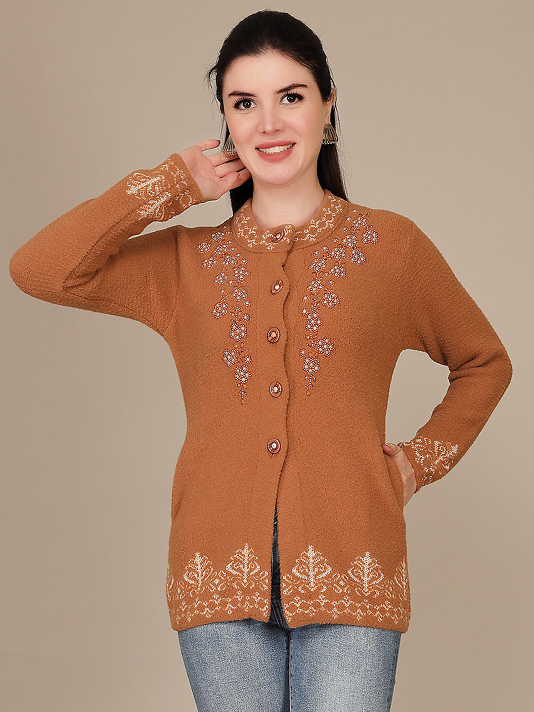 Elegant Drape Shrug