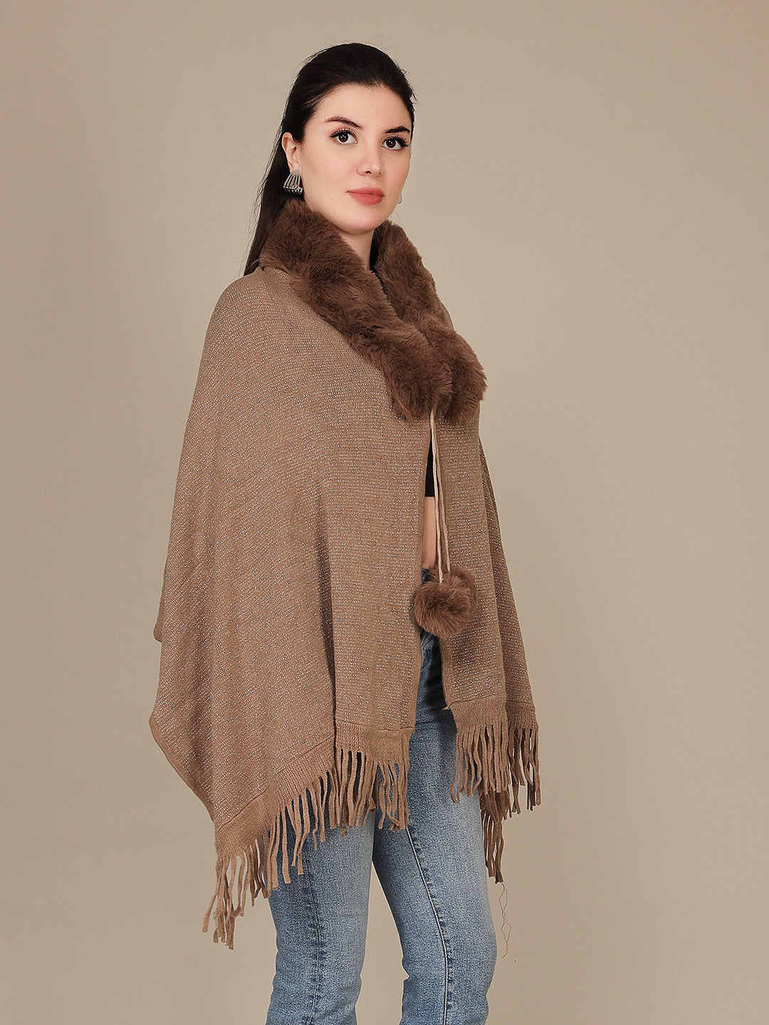Elegant Drape Shrug