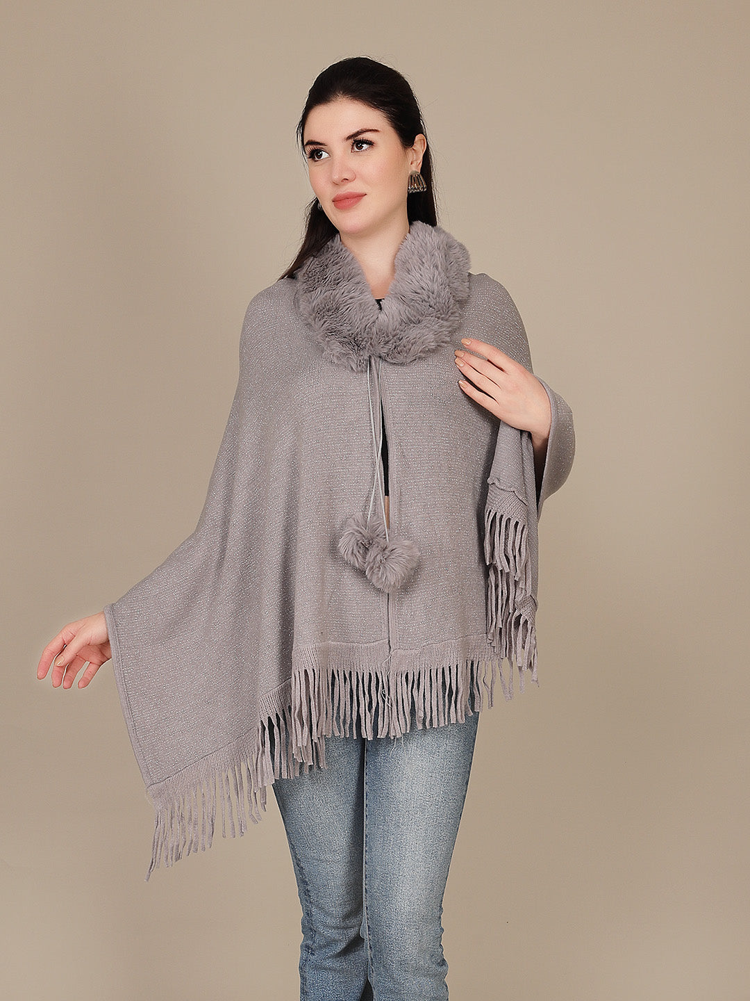 Elegant Drape Shrug